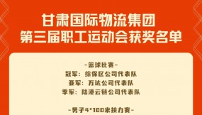  甘肅國際物流集團(tuán)第三屆職工運(yùn)動(dòng)會(huì)獲獎(jiǎng)名單